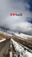 La neige a les montagnes de djurdjura