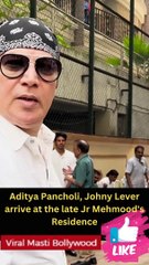 Aditya Pancholi, Johny Lever,Raza Murad and Sudhesh Bhosle At Jr Mehmood's Residence Viral Masti Bollywood