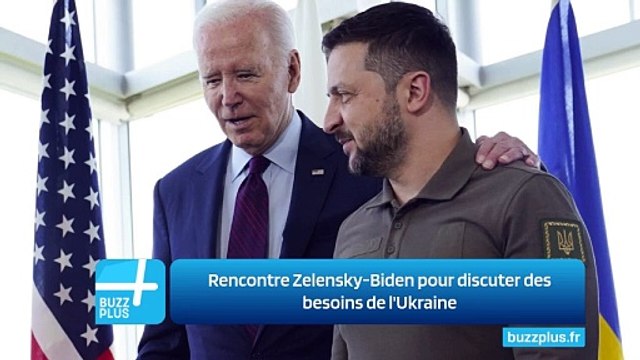 Rencontre Zelensky-Biden pour discuter des besoins de l'Ukraine