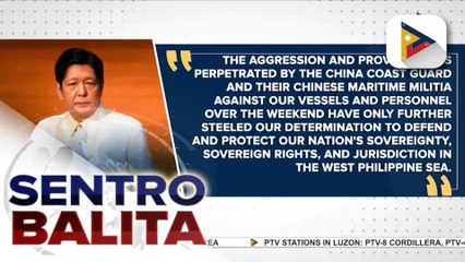 PBBM, tiniyak na hindi magpapatinag ang Pilipinas sa harap ng mga hakbang ng China sa West PH Sea