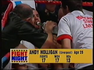 Andy Holligan Vs Tony Ekubia 2 - boxing - British & Commonwealth light welterweight title