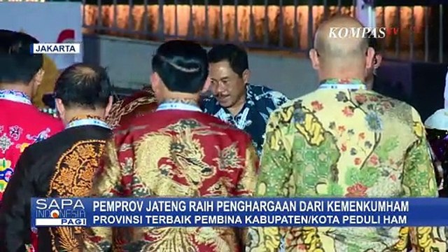 Pemprov Jateng Raih Penghargaan Provinsi Terbaik Pembinta Kabupaten/Kota Peduli HAM
