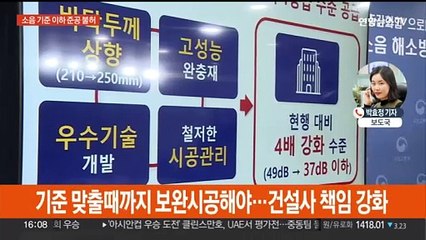 층간소음 기준 충족 못하면 아파트 준공 못한다