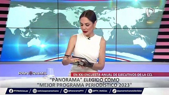 Mávila Huertas sobre reconocimiento a Panorama como el mejor programa periodístico del 2023: “Lo recibimos con mucho orgullo”