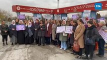 Sabahat Tuncel davasına destek için kadınlar  Sincan Cezaevi önündeydi