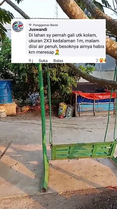 Tips..❗Agar KOLAM TANAH airnya TIDAK SURUT (rembes)