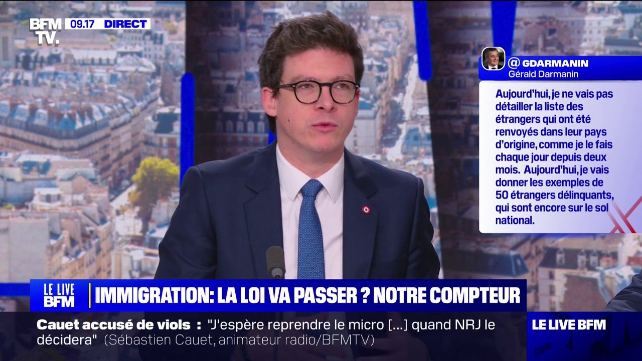 Pierre-Henri Dumont, député "Les Républicains" du Pas-de-Calais, sur le projet de loi immigration: "Ce texte ne remplit pas ses objectifs"