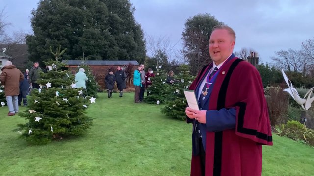 Lights of Love at St Michael's Hospice in St Leonards on December 10 2023