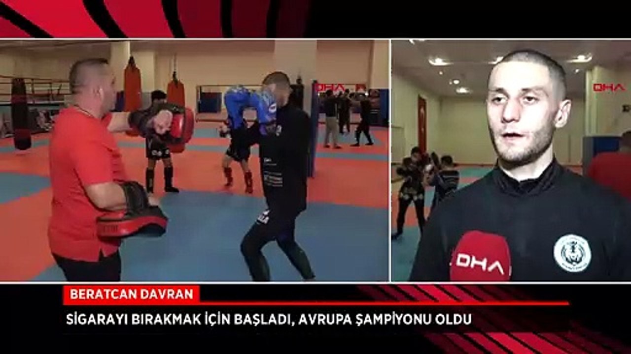 Sigarayı bırakmak için başladı, Avrupa şampiyonu oldu