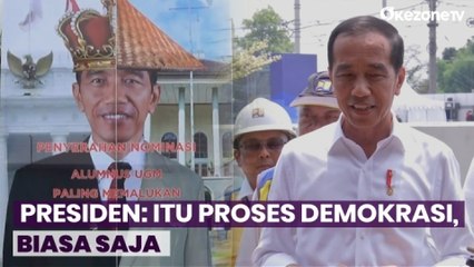 Dapat Nominasi Alumnus Memalukan, Presiden: Itu Proses Demokrasi, Biasa Saja