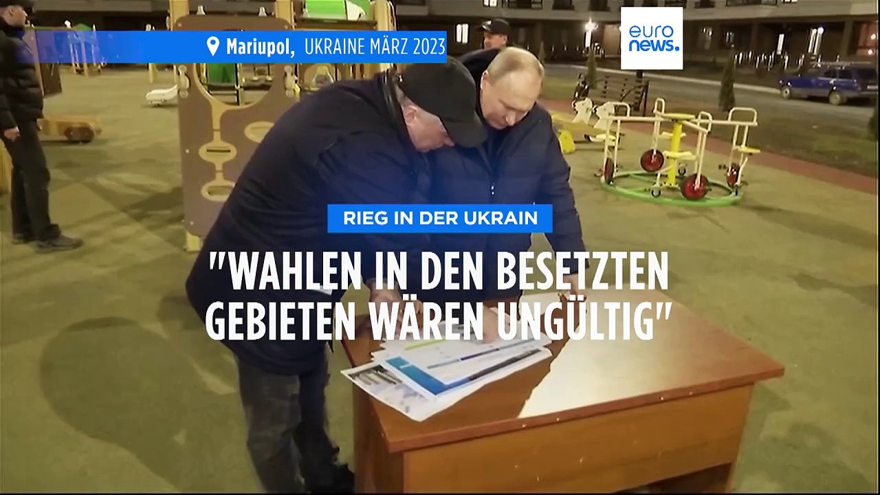 Ukraine protestiert gegen Wahlen in den besetzten Gebieten