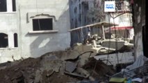 شاهد: كتائب القسام تستهدف دبابة إسرائيلية شمالي غزة