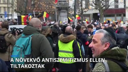 Az antiszemitizmus ellen demonstráltak