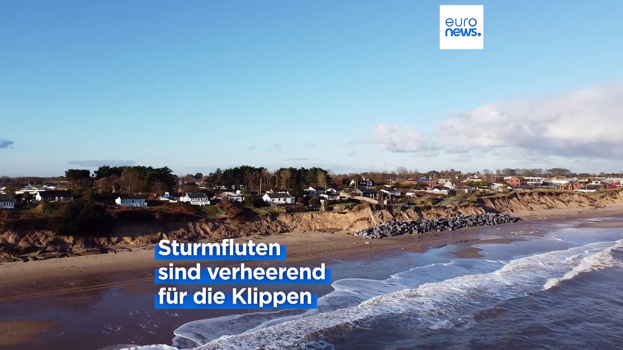 Die Nordsee verschlingt Häuser