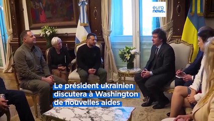 Volodymyr Zelensky en tournée américaine pour discuter "des besoins urgents de l'Ukraine"