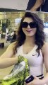 Urvashi Rautela Gears A Sizzly White Sporty Skirt As Airport Look