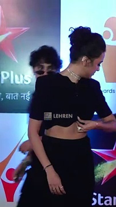 Cutie Teja Ji Looks A L'il Confused At ITA  Awards Event