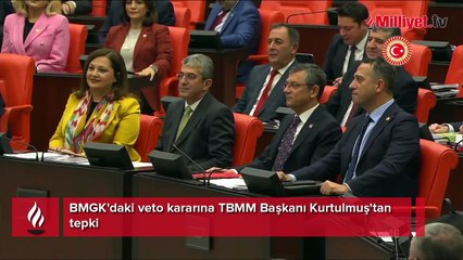 BMGK'daki veto kararına TBMM Başkanı Kurtulmuş'tan tepki