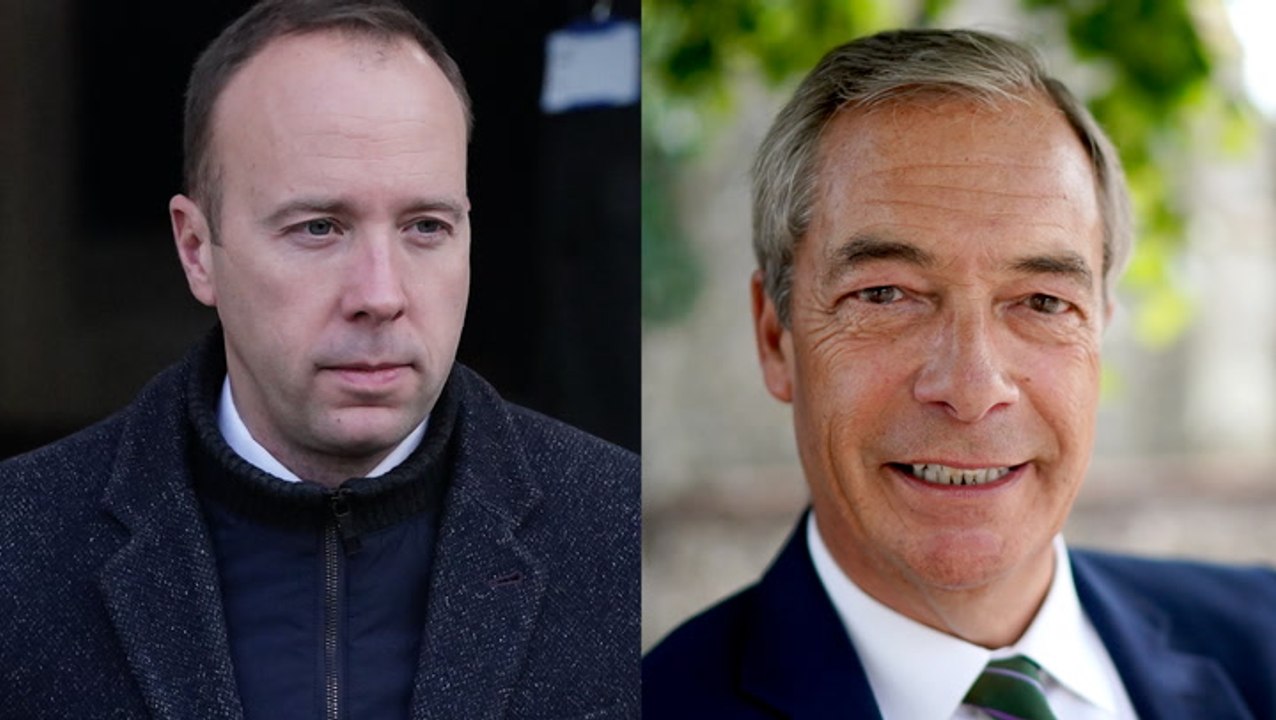 Nigel Farage clashes with Ed Balls after Good Morning Britain host compares him to Matt Hancock