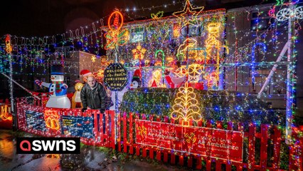 Dad decorates house with 70,000 lights - requiring 90 switches