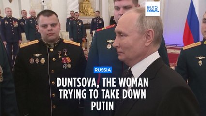 Russian presidential hopeful vows to champion peace, women and a 'humane' country