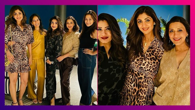 Shilpa Shetty, Raveena Tandon দের পার্টি, ঝলসে উঠলেন নায়িকারা