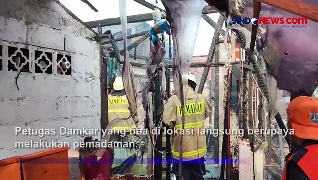 Kebakaran 2 Rumah di Pulogadung, Seorang Pria Meninggal Dunia Diduga Serangan Jantung
