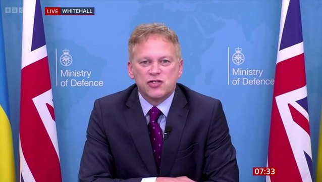 Defence Secretary Grant Shapps confirms transfer of two navy minehunters to Ukraine