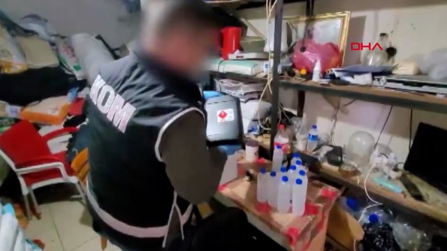 İzmir'de yılbaşı öncesi sahte içki operasyonu