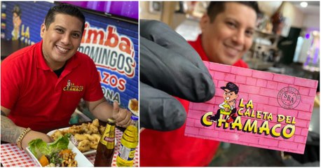 Luisito Caycho promociona su cevichería 'La caleta del Chamaco' en Barcelona