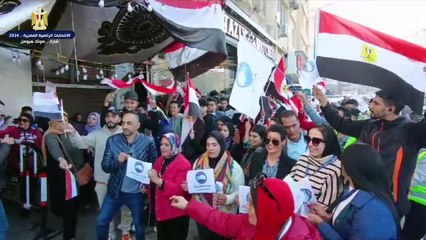 حشود أمام اللجان الانتخابية بمحافظة الاسكندرية