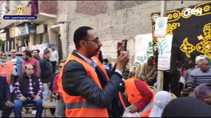 مسيرة تابعة للتحالف الوطني تجوب شوارع الإسكندرية بالتحديد بمنطقة سيدي بشر لتشجيع المواطنين المشاركة