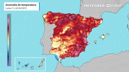 Hoy y mañana habrá temperaturas hasta 15 ºC más altas de lo normal para la fecha