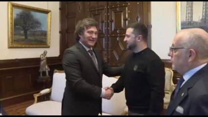 Argentina, dopo il giuramento Milei riceve Zelensky in bilaterale