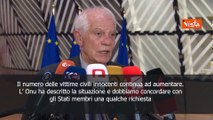 Borrell: Servono serie di pause a Gaza per rendere situazione meno terribile