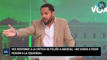 Vox responde a la crítica de Feijóo a Abascal: «No vamos a pedir perdón a la izquierda»