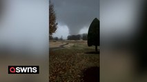 Video shows tornado and sirens sounding in Springfield, Tennessee