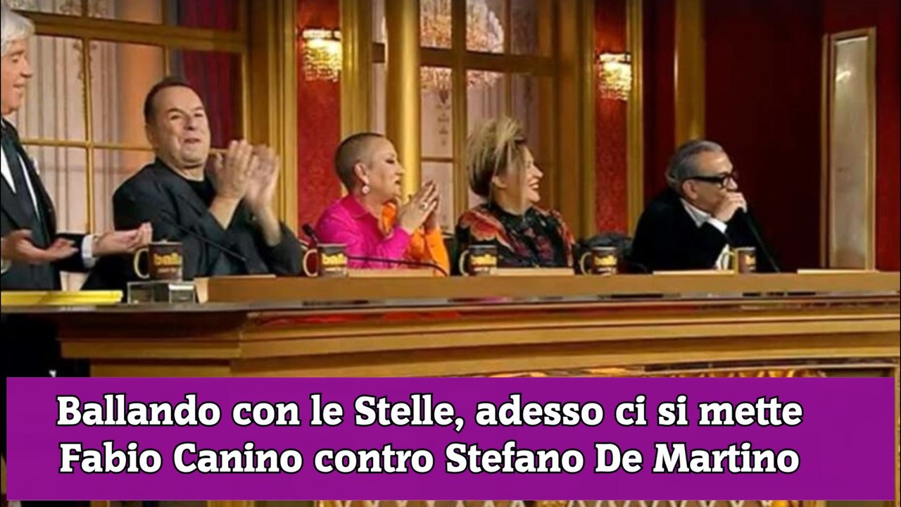 Ballando con le Stelle, adesso ci si mette Fabio Canino contro Stefano De Martino