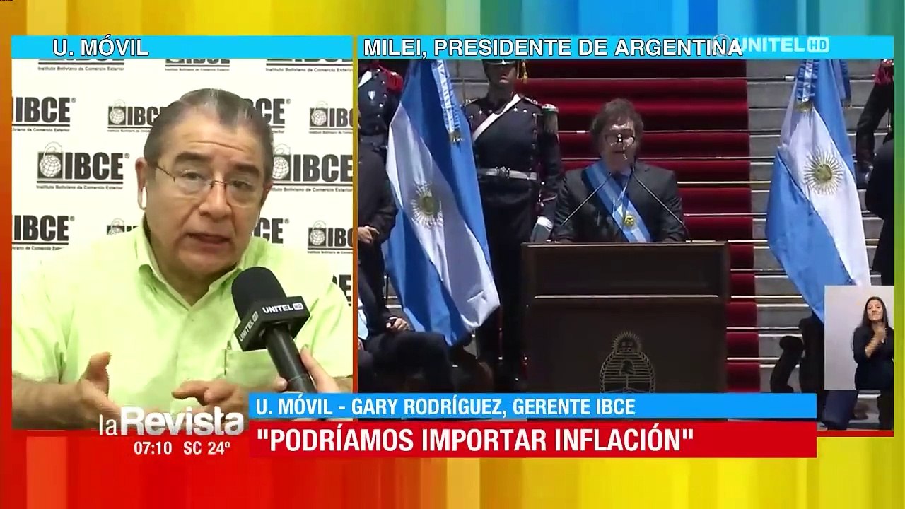 Productos más caros y menos remesas y dólares, las posibles consecuencias de la llegada al poder de Milei , según el gerente del IBCE
