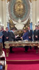 Así juraba la flamante ministra de Seguridad Patricia Bullrich