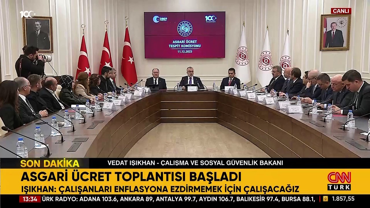 Son dakika! Asgari ücret 2024 için ilk toplantı...