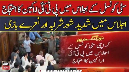 City Council ke ijlas me PTi arakeen ka ehtijaj