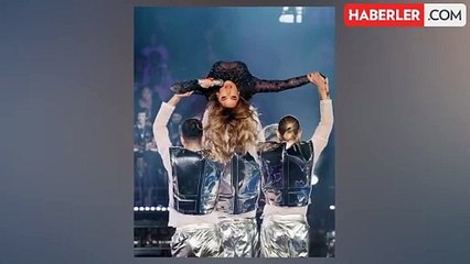 "Bebeleri pistten alalım" diyerek ortalığı karıştıran Hadise'den gönderme