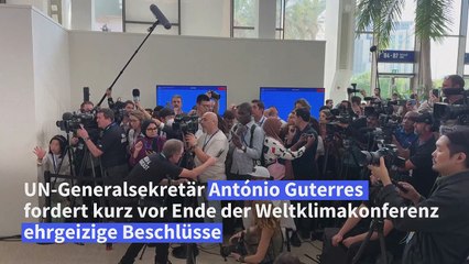 UN-Generalsekretär ruft zu Ausstieg aus allen fossilen Energien auf