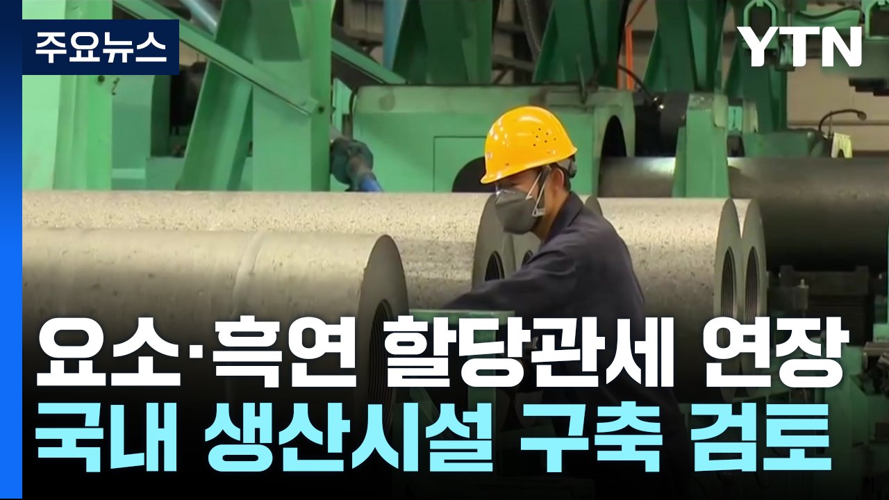 "요소 등 할당관세 연장...국내 생산시설 구축 검토" / YTN