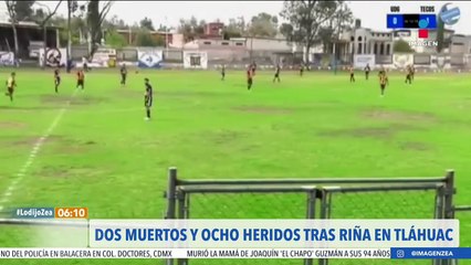 Agresión a balazos deja 2 muertos y 8 heridos en un deportivo en Tláhuac
