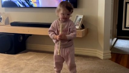 Talented girl faces the music after her fabulous flute skills get dog overexcited