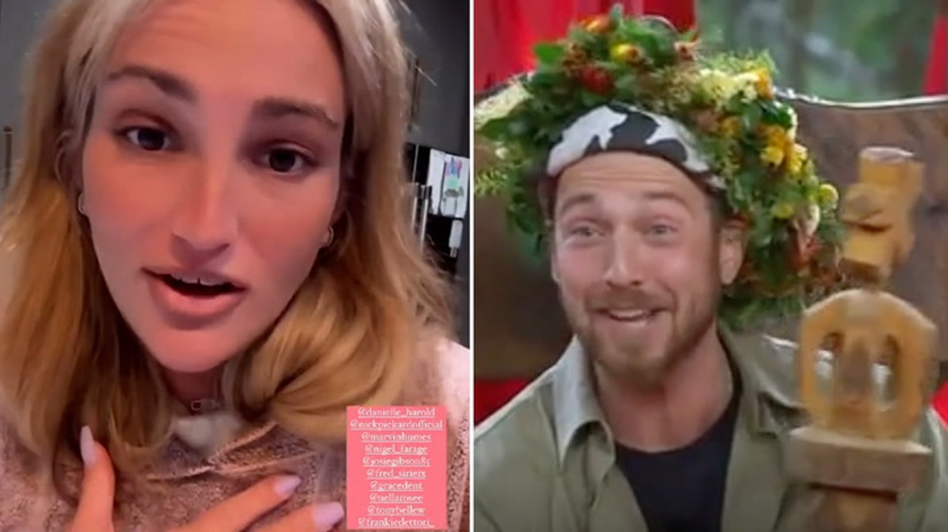 I’m A Celeb’s Jamie Lynn Spears breaks her silence as she sends message to winner Sam Thompson