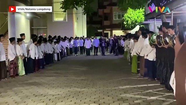 Gibran Disambut Mantan Ketua PBNU di Ponpes Al-Tsaqafah