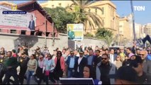 مسيرة حاشدة  لحزب حماة الوطن تجوب في شوارع الإسكندرية لتشجيع المواطنين النزول إلى الانتخابات